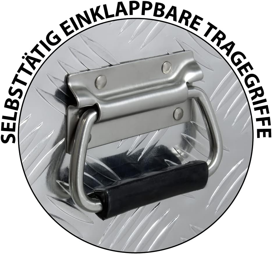 Truckbox Werkzeugbox Werkzeugkiste Anhängerbox Alubox D080 Alumium Deichselbox Trucky
