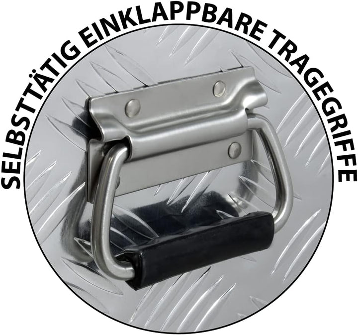 Truckbox Werkzeugbox Werkzeugkiste Anhängerbox Alubox D080 Alumium Deichselbox Trucky