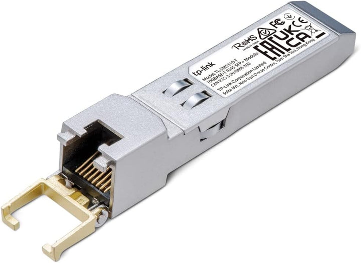 TP-LINK TL-SM5310-T Module RJ45 SFP+ 10G Base-T, Prend en Charge Les Fonctions de contrôle TX Disabl