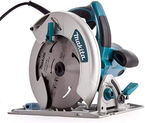 Makita 5008 MGJ 1800 W Handkreissäge 210mm im Makpac Schwarz, Blau, Silber 240 Volt Single, Single