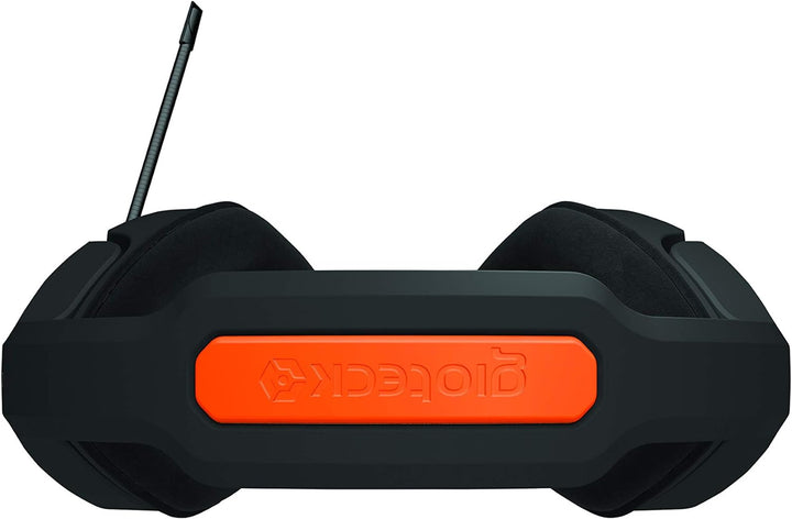 Gioteck TX50 Kopfhörer mit Mikrofon, Klinkenstecker 3,5 mm, für PS4 Xbox One und PC (Orange und Schw
