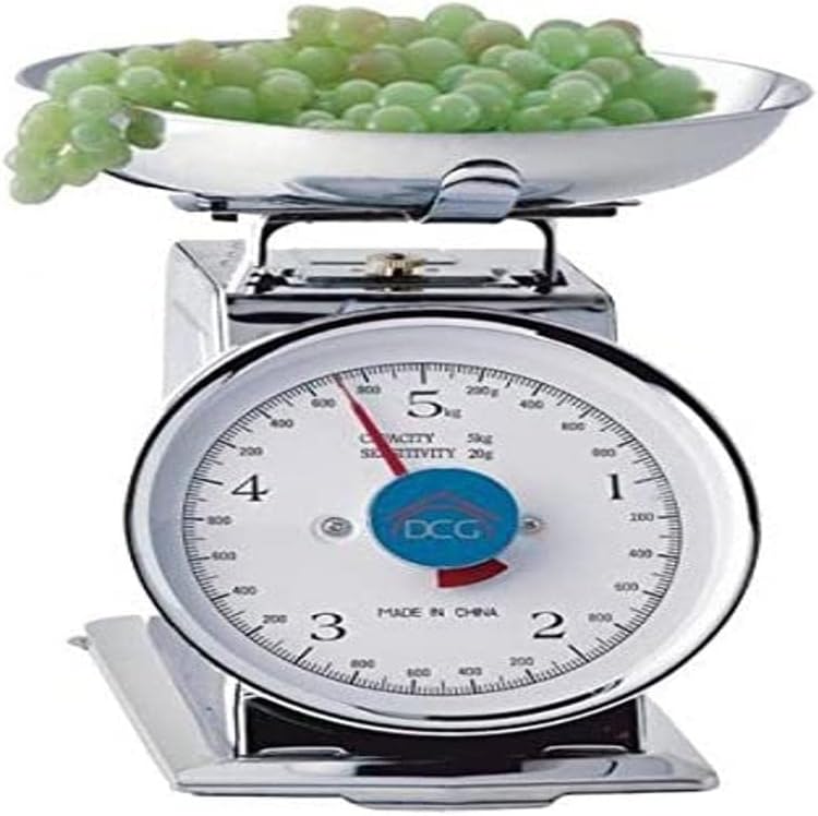 DCG Eltronic PWC1000 Mechanische Küchenwaage silbe