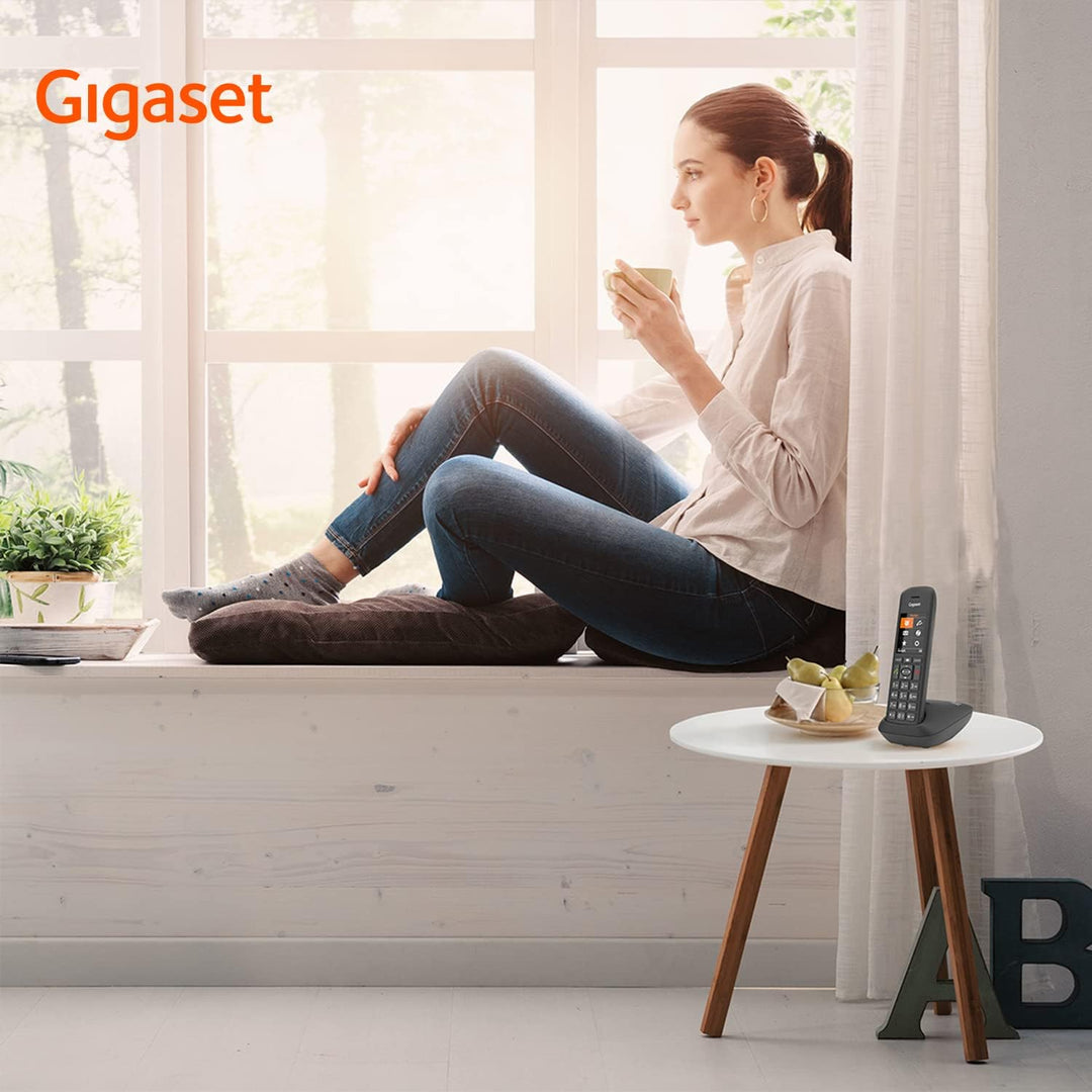 Gigaset C575A Trio - 3 Schnurlose DECT-Telefone mit Anrufbeantworter - grosses Farbdisplay mit aktue