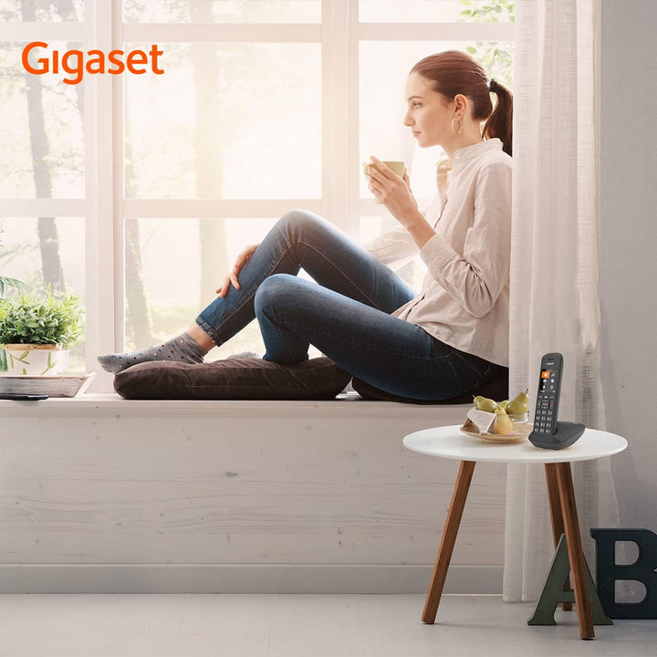 Gigaset C575A Trio - 3 Schnurlose DECT-Telefone mit Anrufbeantworter - grosses Farbdisplay mit aktue