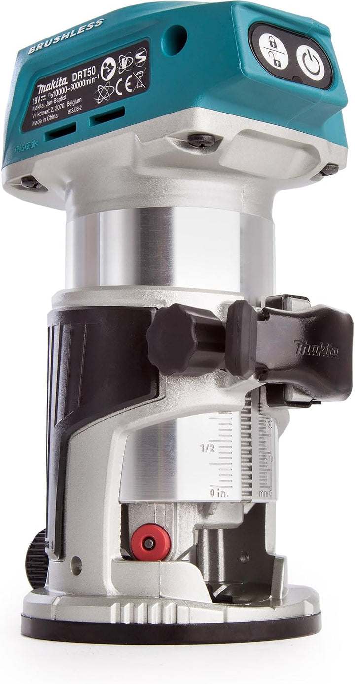 DRT50ZJX3 Accu Freesmachine 18v Li-ion | zonder accu's en lader in M-box Einzeln, Einzeln