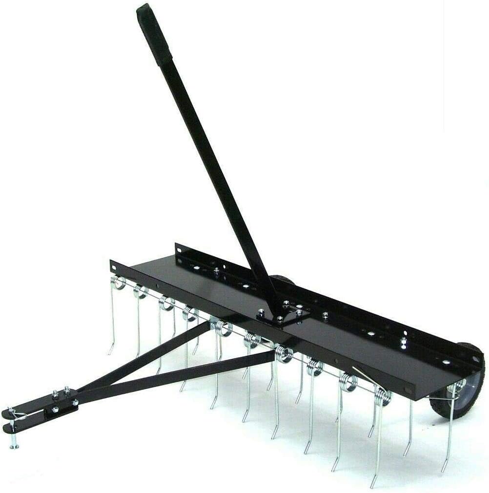 XXL Vertikutierer Rasenstriegel Rasenkamm Rasenlüfter Rasentraktor Entmooser für Rasentraktor Aufsit