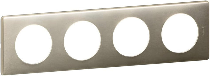 Legrand Celiane LEG68904 Platte 4 Plätze, Titan Titan 4 Posten, Titan 4 Posten