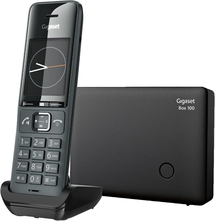 Gigaset Comfort 520HX & Box100 – Elegantes Schnurloses DECT-Telefon - top Audioqualität - Freisprech