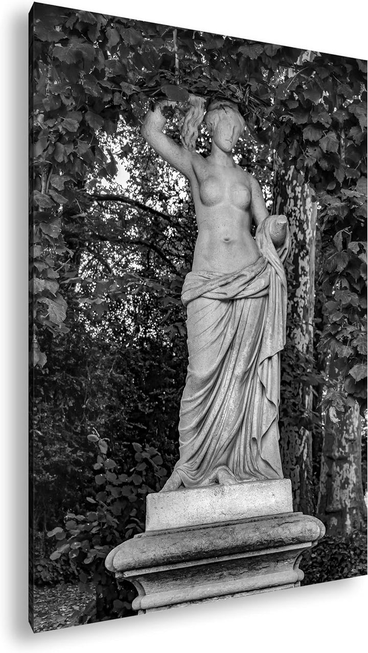 deyoli Skulptur der schönen Aphrodite Format: 80x60 als Leinwand, Effekt: Schwarz&Weiss, Motiv ferti