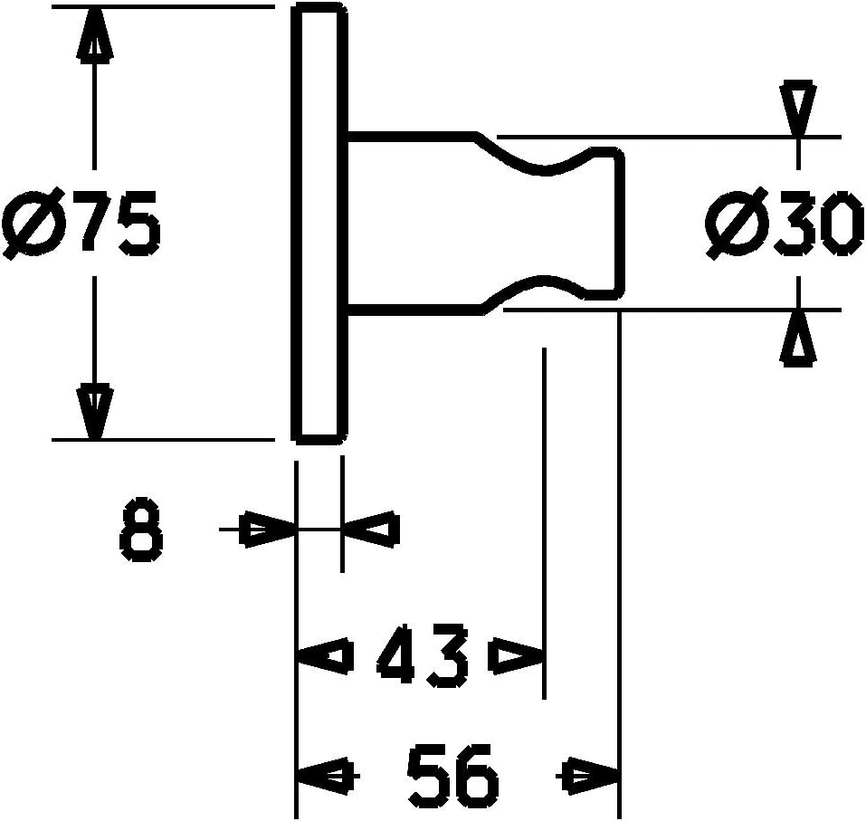 Hansa 44440173 Wandbrausehalter