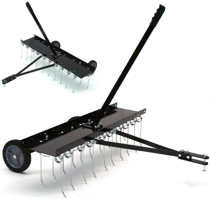 XXL Vertikutierer Rasenstriegel Rasenkamm Rasenlüfter Rasentraktor Entmooser für Rasentraktor Aufsit