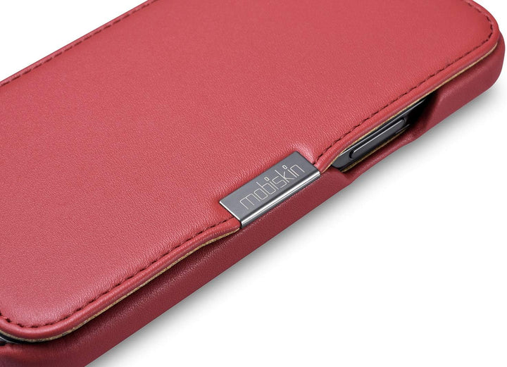 Mobiskin Hülle kompatibel mit Apple iPhone 12 PRO MAX (6,7 Zoll), Handyhülle mit echtem Leder, Case,