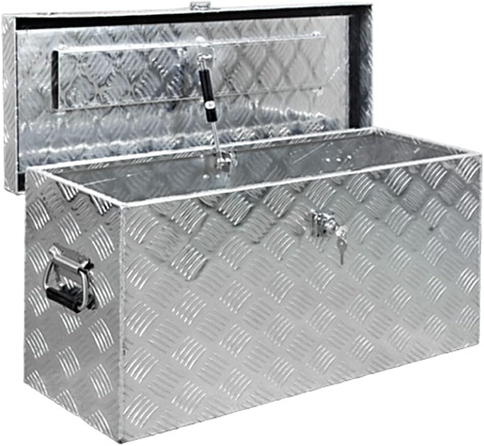 Truckbox Werkzeugbox Werkzeugkiste Anhängerbox Alubox D080 Alumium Deichselbox Trucky