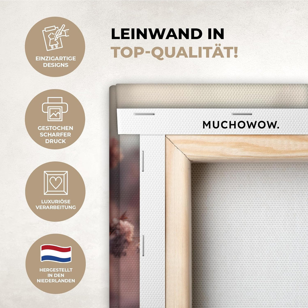 MuchoWow© Wandbilder 90x60 cm Wohnzimmer Wanddeko Schlafzimmer Zimmerdeko Fotowand Deko auf Wand Dek