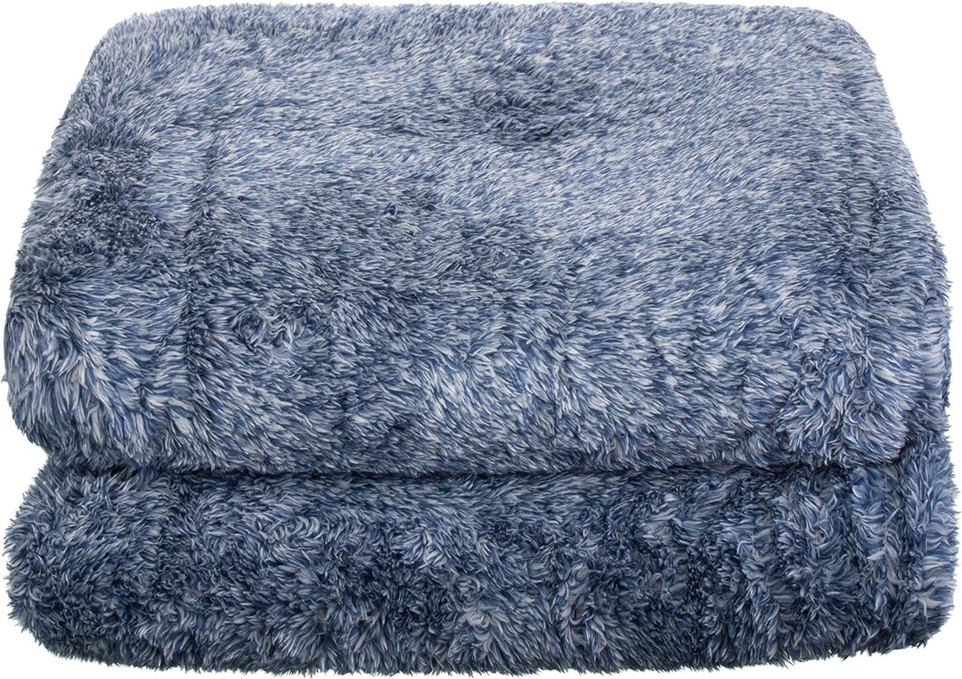 Brandsseller Teddyfleece Kuscheldecke | Melange | Flauschig Beidseitig | Hochwertige Weiche Wohndeck