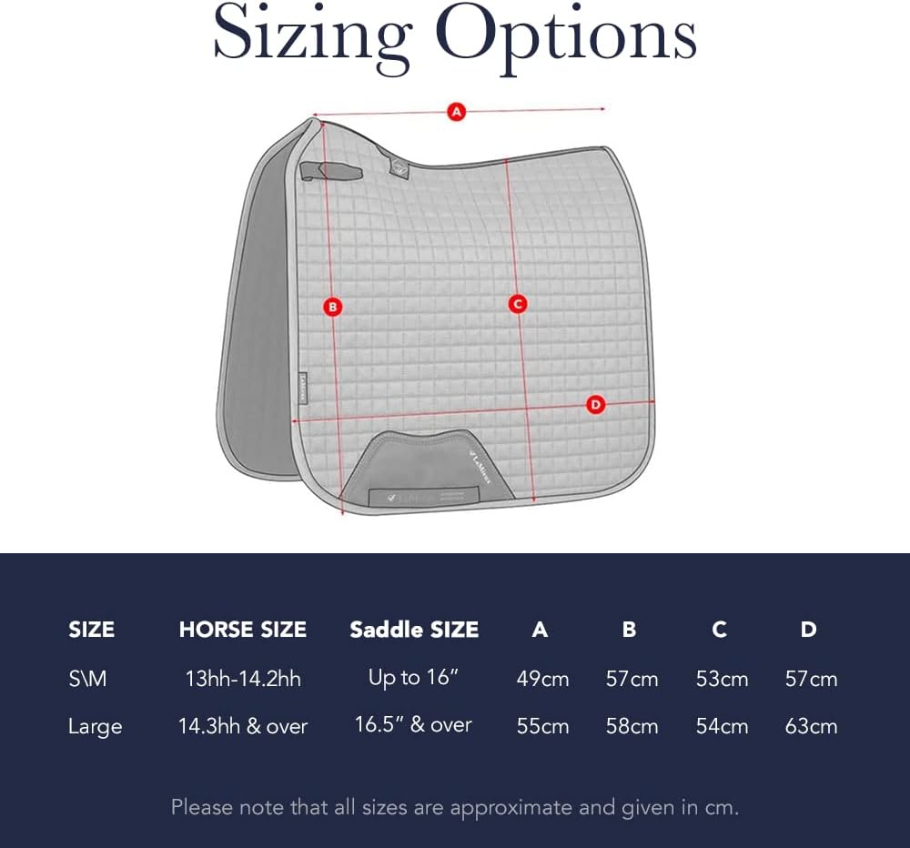 LeMieux Dressage Suede Square Chilli Sattelauflage S/M ink, S/M ink