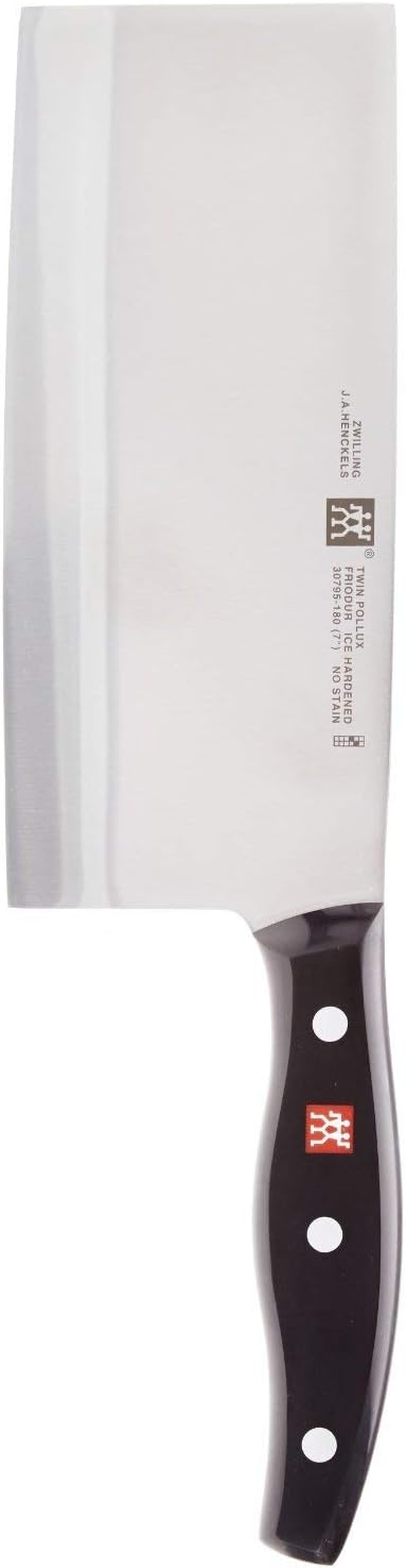 Zwilling Twin Pollux Chinesisches Kochmesser, ergonomischer Kunststoffgriff, Klingenlänge 18,5cm, sc