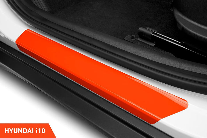 Luxshield Auto Einstiegsleisten Schutz für Hyundai i10 2 (II) IA I 2013-2019 - Schutzfolie Autotür Z