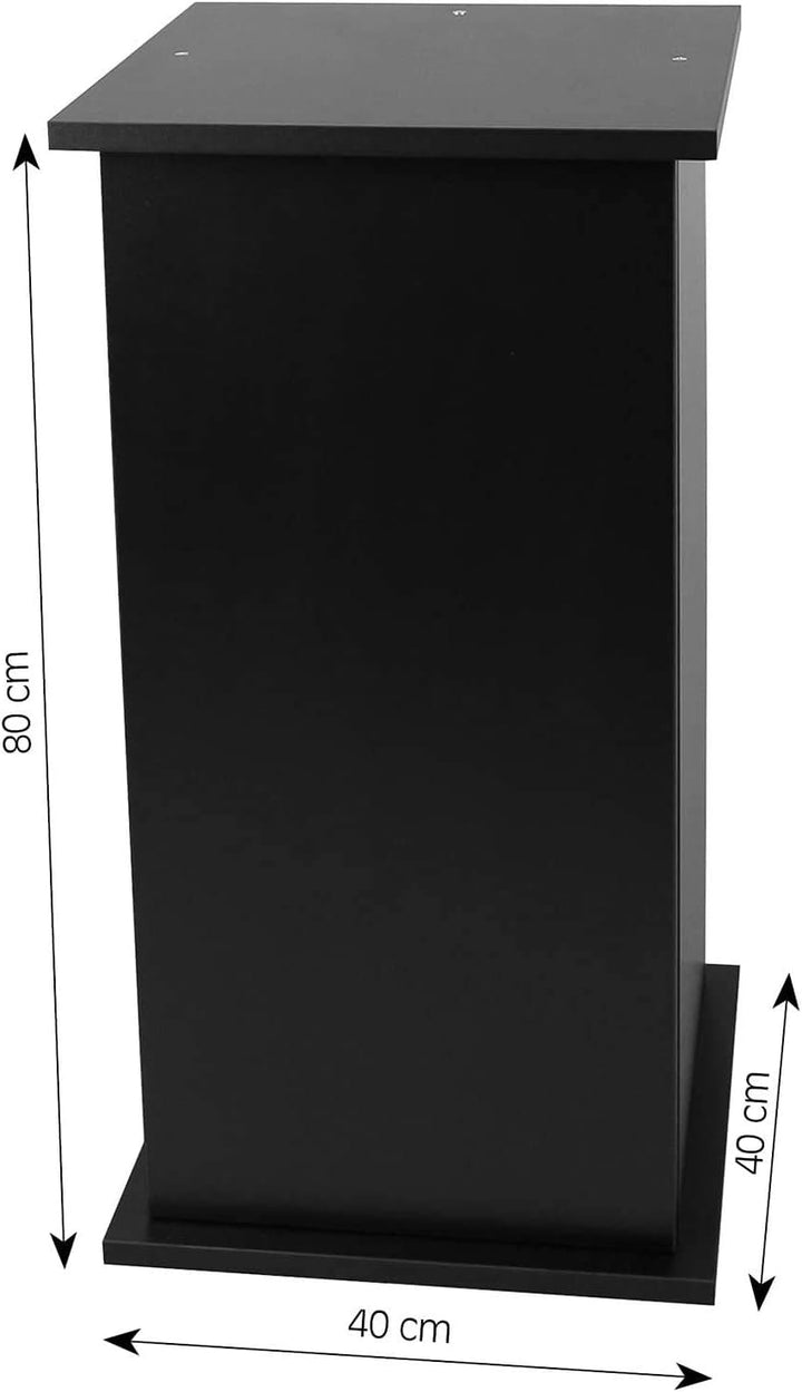 sera Unterschrank 80 cm mit Tür Black für Scaper Cube, Black