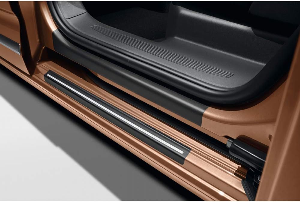 Volkswagen 2K8071310ZMD Einstiegsleisten Schutzfolie Zierstreifen, schwarz/Silber, nur für Fahrzeuge