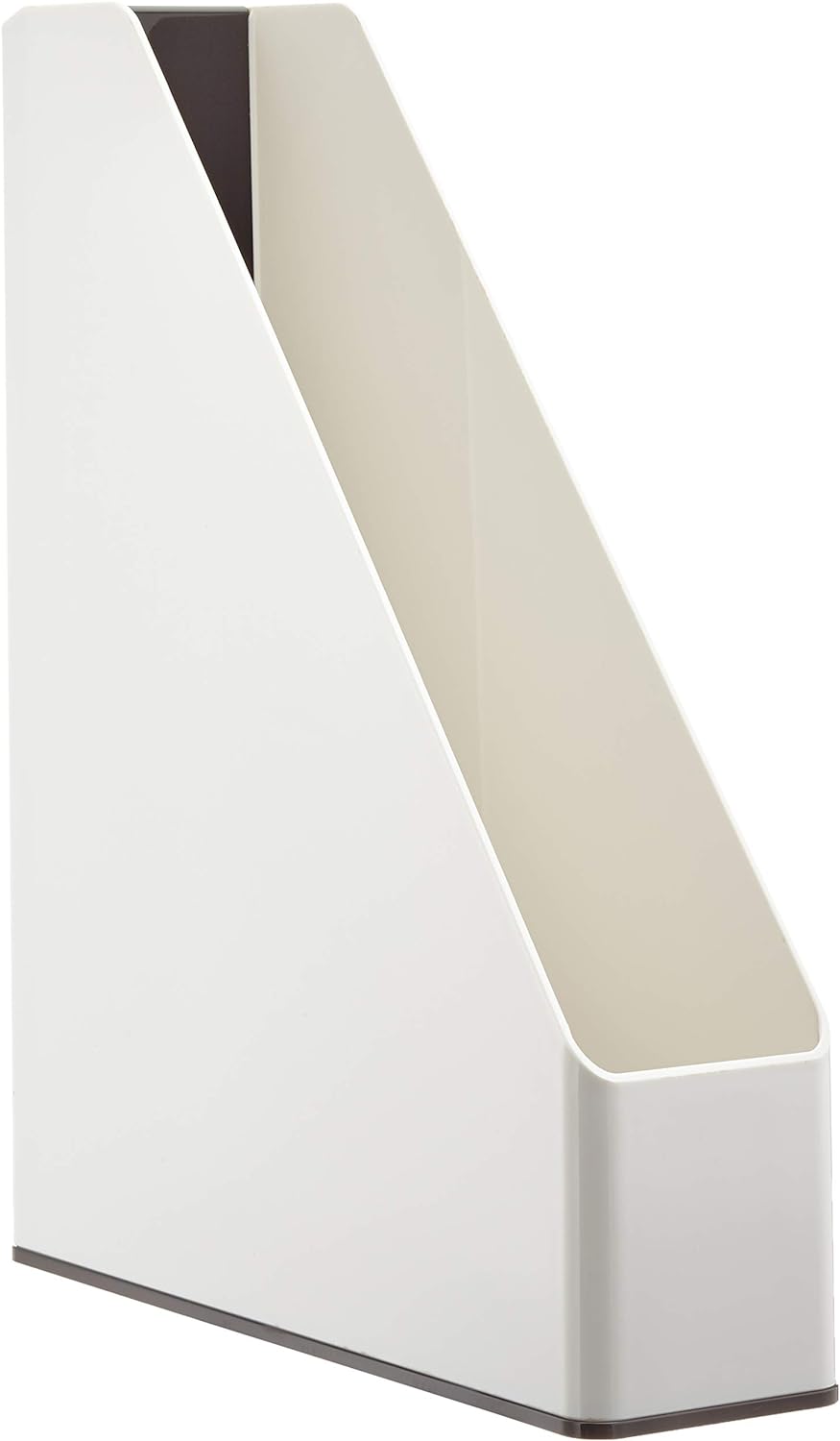 Leitz Stehsammler A4, 4er Pack, Zweifarbiges Design, Weiss/Schwarz, Duo Colour, WOW, 53621095 Schwar