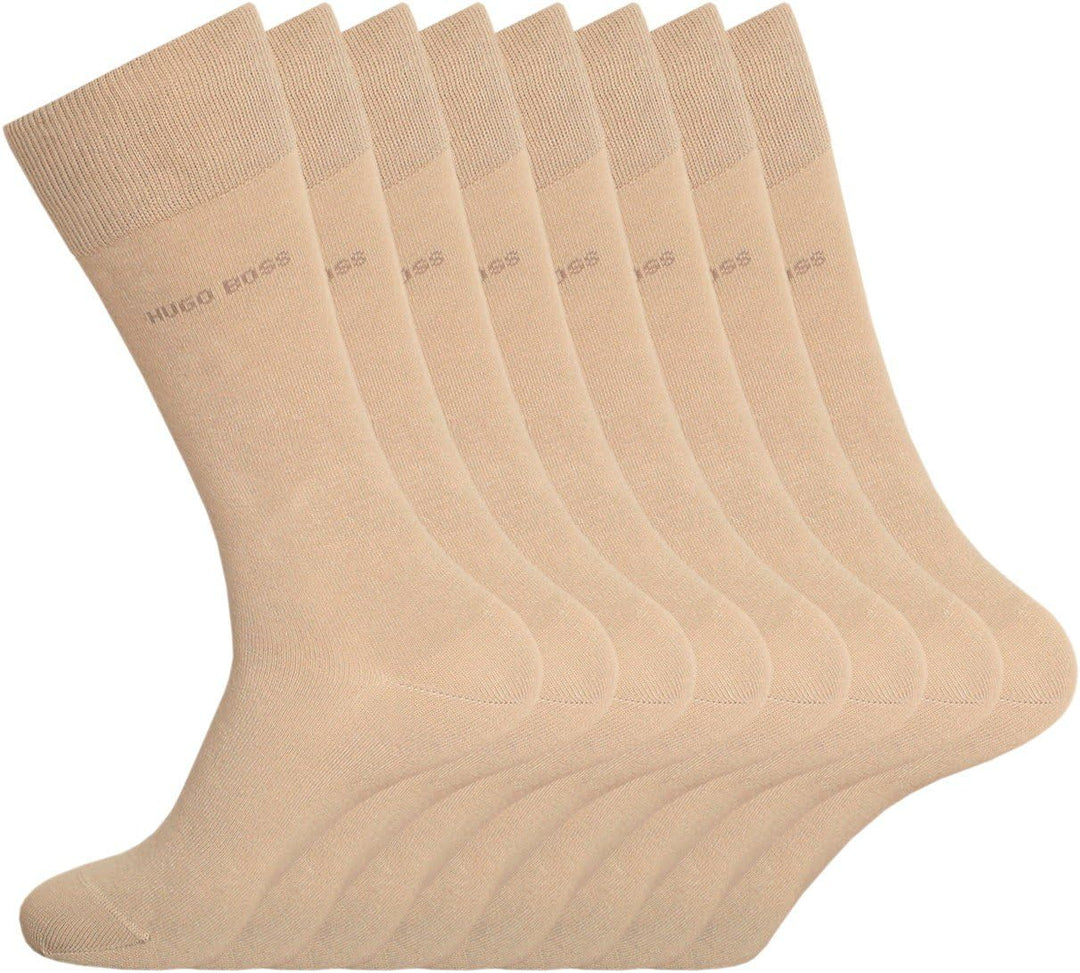 BOSS Socken Twopack RS Uni 50272214 Herren, Farbe:Beige;Sockengrösse:39-42