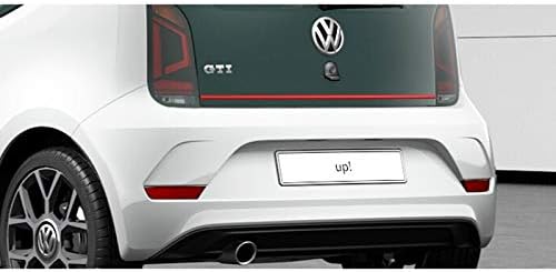 up! GTI Dekor Leiste Heckklappe Zierleiste Schutzleiste Kofferraumklappe, tornadorot