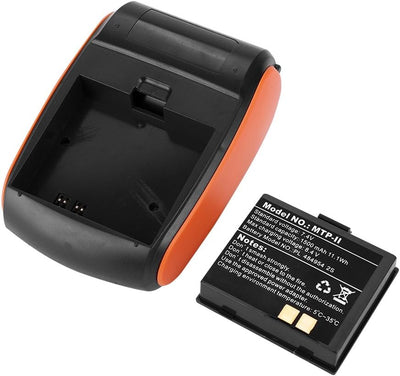 Diyeeni Drahtlose Thermodrucker 58mm, Tragbar ESC/POS Drucker Bluetooth 4.0 USB 203dpi Bondrucker Be
