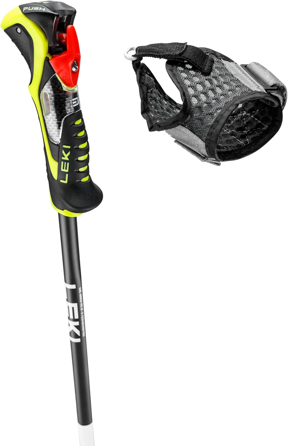 LEKI Airfoil 3D Skistöcke white-anthracite-neonyellow 120, white-anthracite-neonyellow 120
