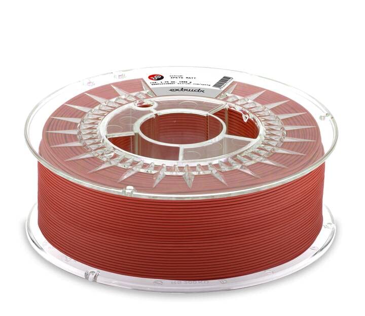extrudr® XPETG MATT ø1.75mm (1kg) 'ROT' - 3D Drucker Filament - Made in Austria - höchste Qualität z