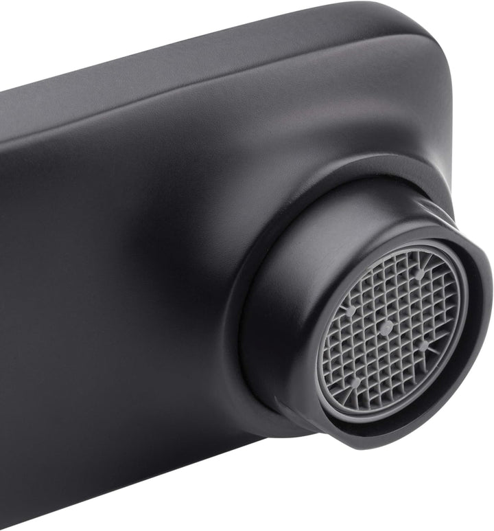 Cornat Waschtisch-Einhebelarmatur "Noir" - Black Edition - Matt schwarzer Messingkörper - Mühelose S