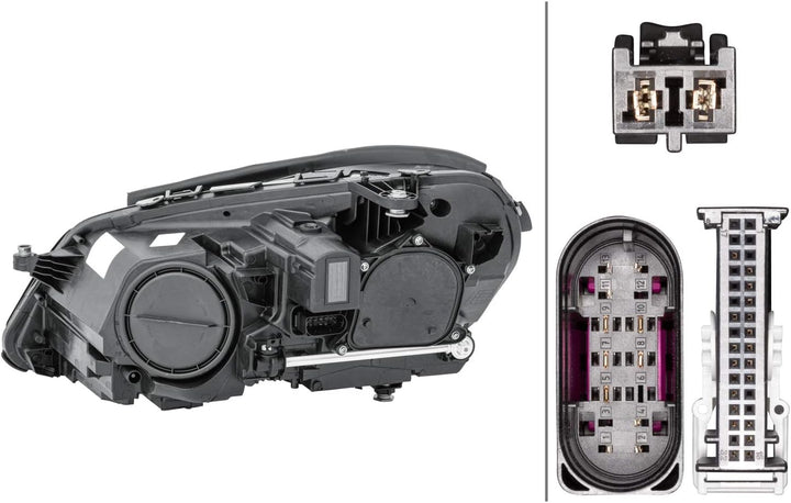HELLA 1LX 011 066-641 Halogen/LED-Hauptscheinwerfer - rechts - für u.a. Mercedes-Benz E-Class (W212)