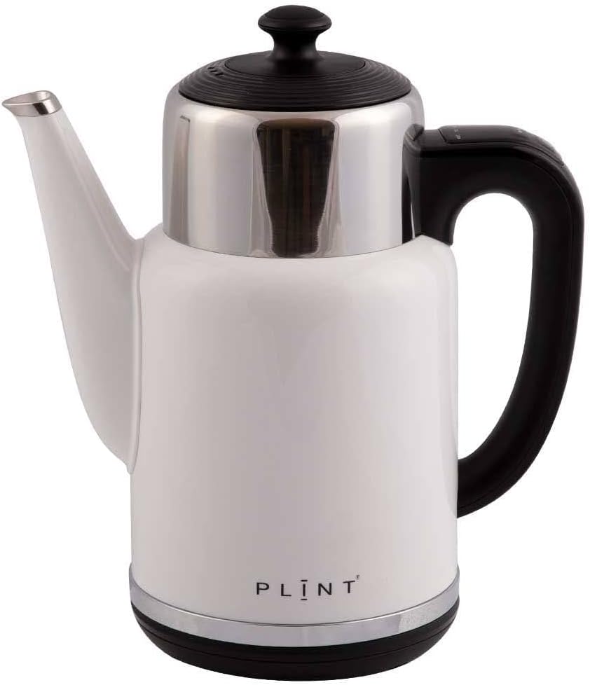 PLINT White Kettle - 1,7 Litre Capacity - Double Wall Hot Water Kettle for Tea and Coffee - Fast Boi
