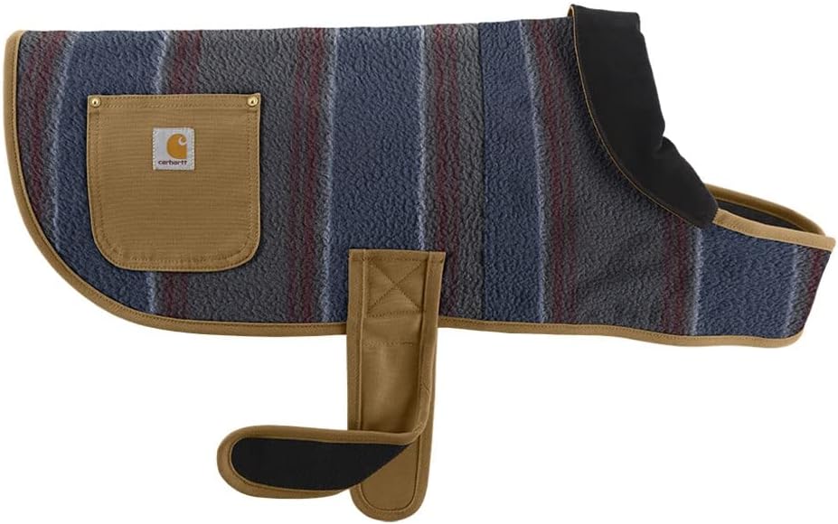Carhartt Hunde Mantel Sherpa Isulated Dog Chore Coat, Shadow Stripe - Mehrfarbig, L, P000468