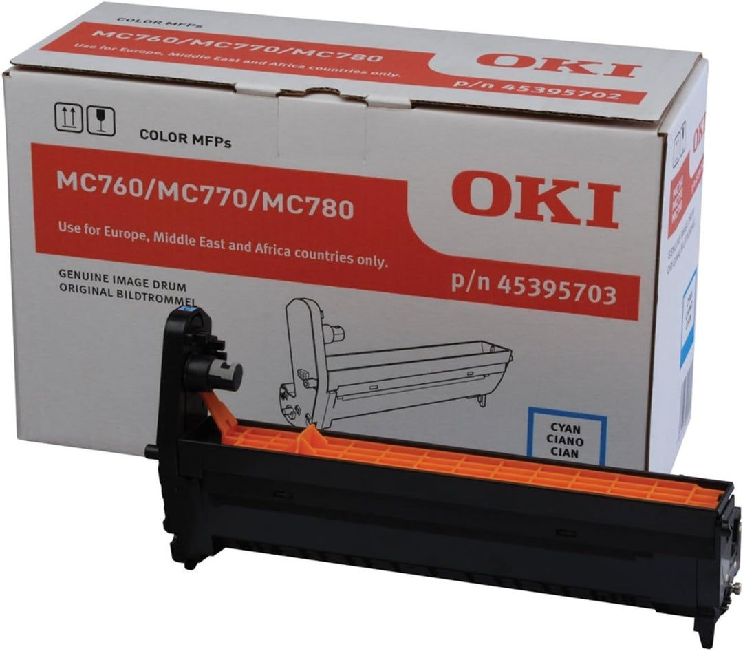 Oki 45395703 Image Drum Mc760, 770, 780, 30000 Seiten, cyan