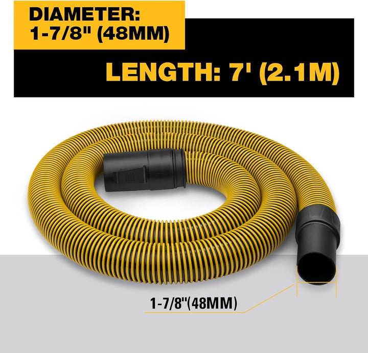 DeWalt DXVA19-2500 Ultra Durable Hose 1-7/8", Yellow