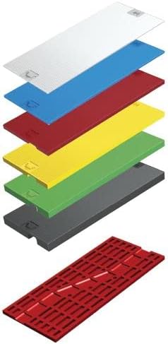 Roto/Gluske Verglasungsklotz GLAS-TEC GL-IB| 100x52x3mm| Farbe rot| 500 Stück 100x52x3mm Rot, 100x52