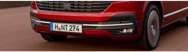 Chrom Zierleisten Set vorn Stossfänger unten Design Gitter Leisten, nur für T6.1 ab Modell 2020, nur