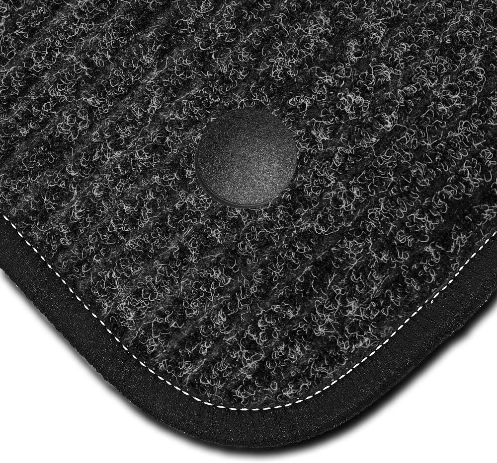 Bär-AfC Auto Fussmatten Doppelrippe passend für FIAT Doblo 2/263 ab 2010 + FL ab 2015, Autoteppiche