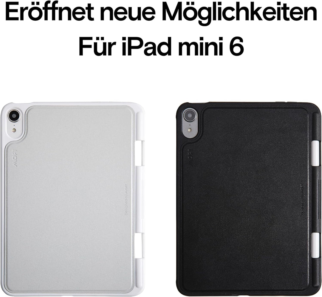 MOFT Snap Case für iPad Mini 6, mit Integriertem Stifthalter, Magnetfreundlich mit dem Snap Tablet-Z