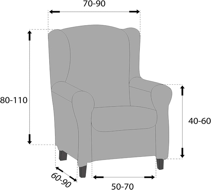 Schutzhülle Gartenstuhl Husse Z51 Duplex Tunez Ohrensessel Flasche, Flasche