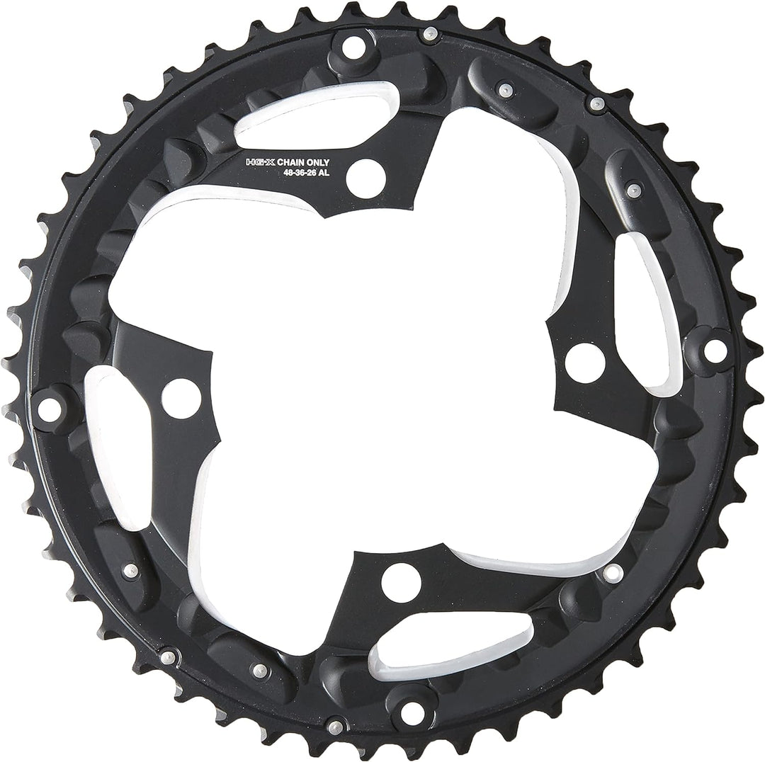 SHIMANO Unisex – Erwachsene Trekking FC-T551 Kettenblätter, schwarz, 104 mm