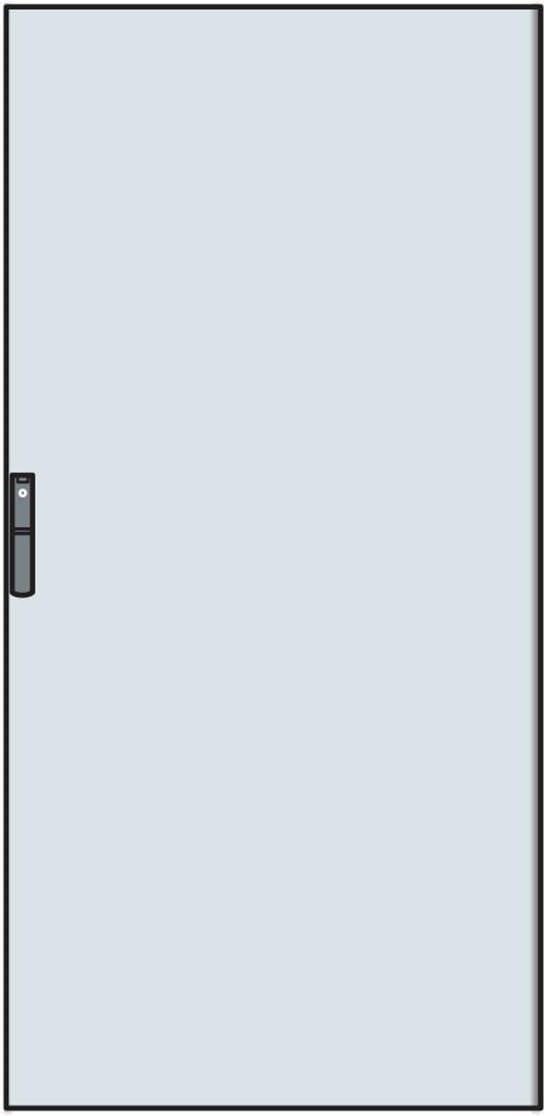 abb-entrelec – Tür Blinde IP 43 Artu L 2000 x 300 mm-l