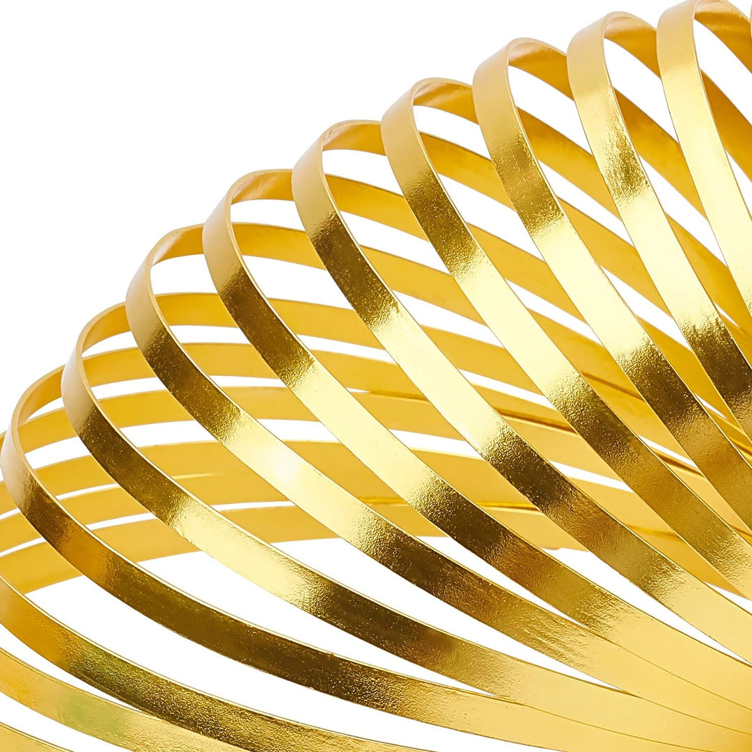 BENECREAT 40m 4 Farben Aluminium Flachdraht 5mm Breit Silber Gold Biegbarer Basteldraht Für Lünette,
