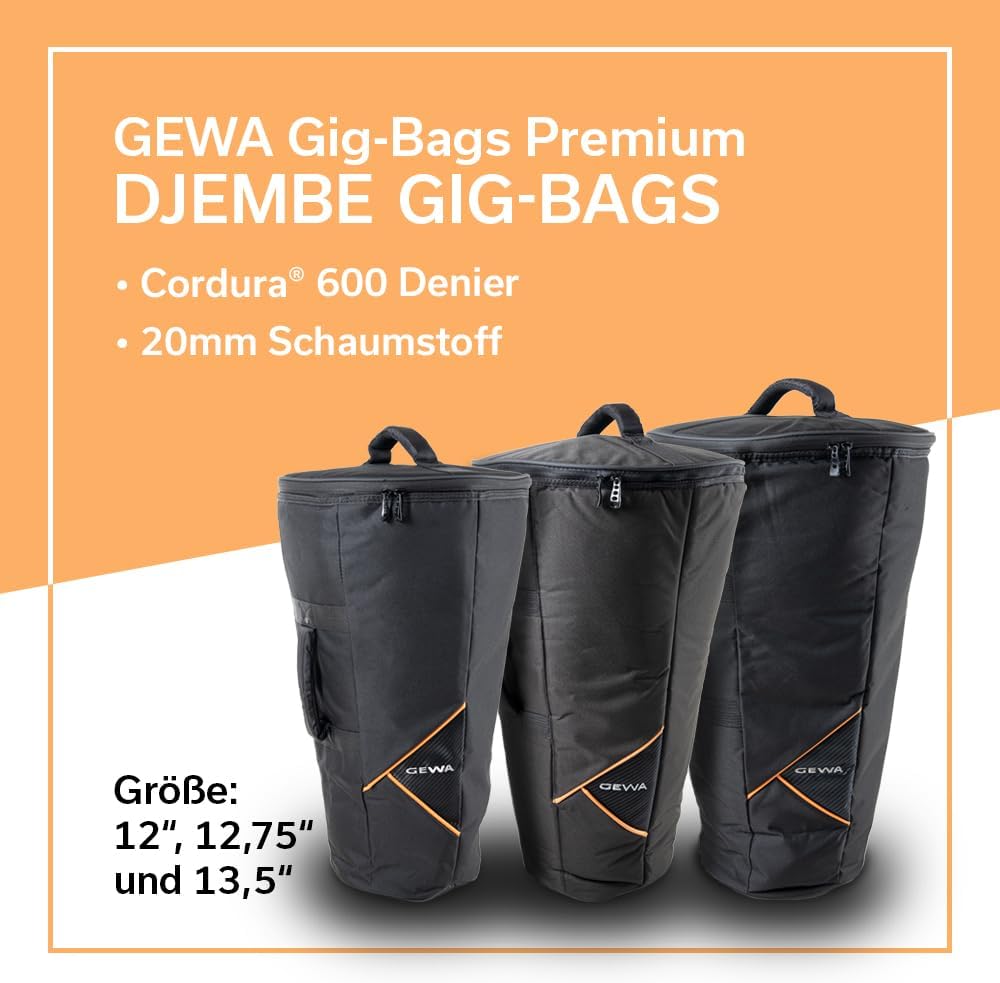 GEWA Premium Djembe Bag 12.75in Djembe 32,4 cm, Djembe 32,4 cm