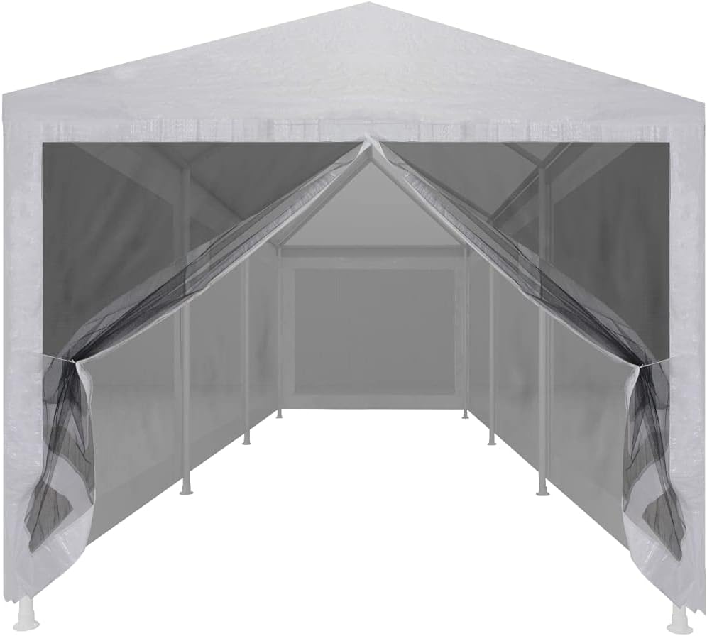 Susany Gartenpavillon Partyzelt Netz-Seitenwände Mit 8 Seitenwände aus Mesh-Netzgewebe, Davon eine m