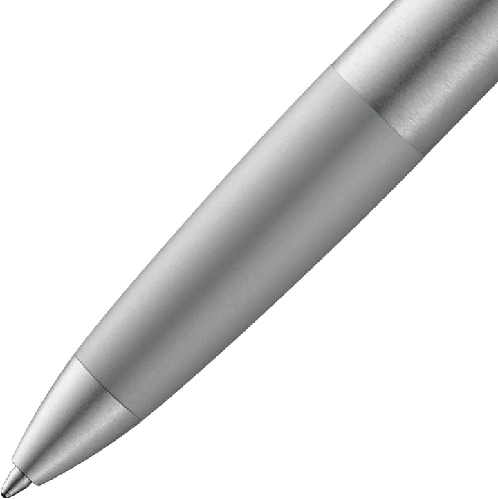 LAMY aion Kugelschreiber 277 – Einzigartiger Kuli aus Aluminium in der Farbe Olive-Silber, seidenmat