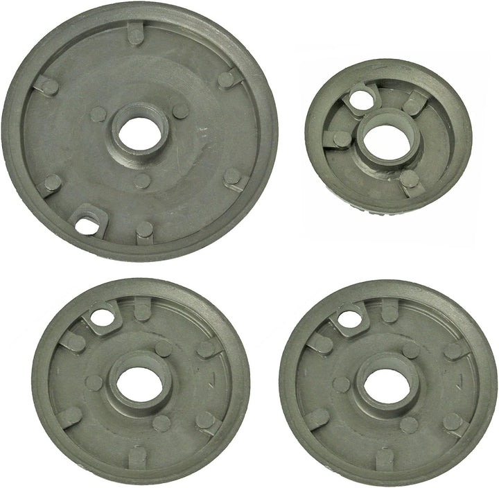 Spares2go Brennerkopf und Kappe für Zanussi-Gasherde (1 x Klein, 2 x Mittel, 1 x Gross)