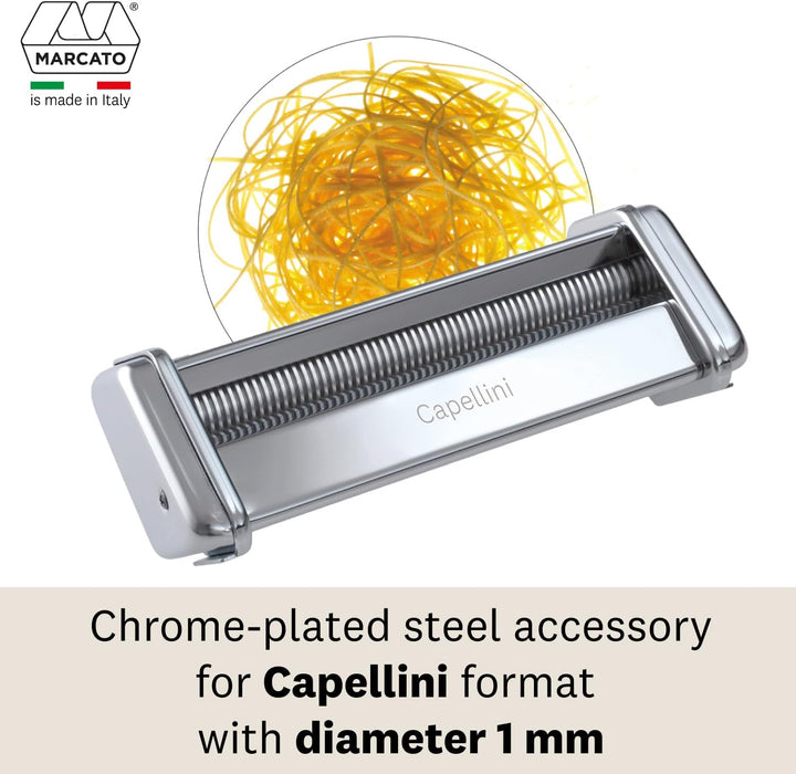 Marcato Zubehörteil für Atlas 150, Stahl, Silber, Capellini-23x20x16cm, Capellini