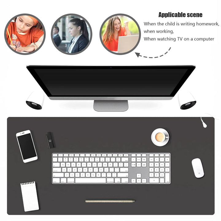 Erdungsmatte, 100 * 30cm, Erdungsmatte Set mit EU Erdungskabel, Universal Erdungsmatte Antistatikmat